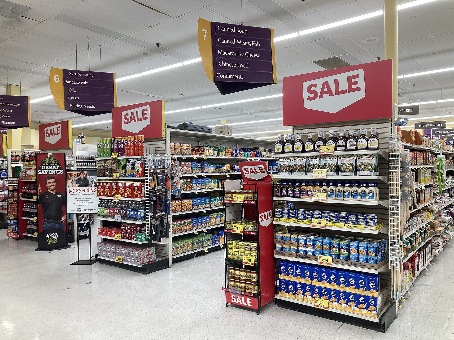 A typical Stop & Shop supermarket